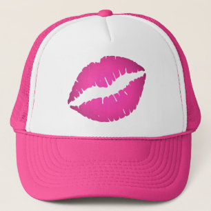 Camionero Gorra de Labios Rosas