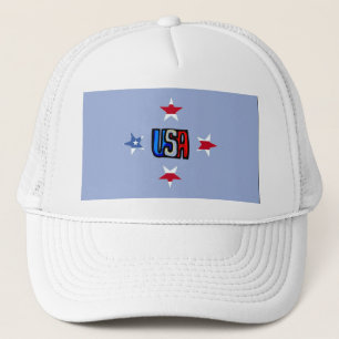 Camionero Gorra de las estrellas patrióticas