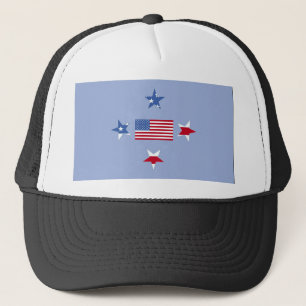 Camionero Gorra de las estrellas patrióticas