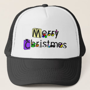 Camionero Gorra de las Felices Navidad