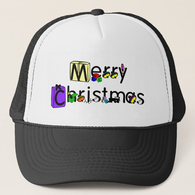 Camionero Gorra de las Felices Navidad (Anverso)