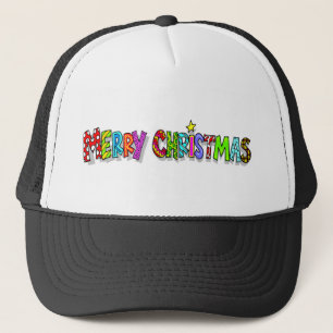 Camionero Gorra de las Felices Navidad