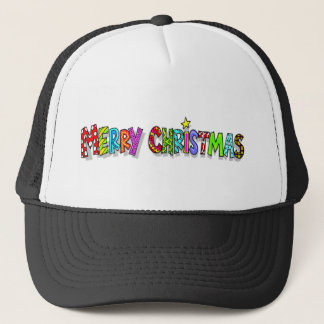 Camionero Gorra de las Felices Navidad