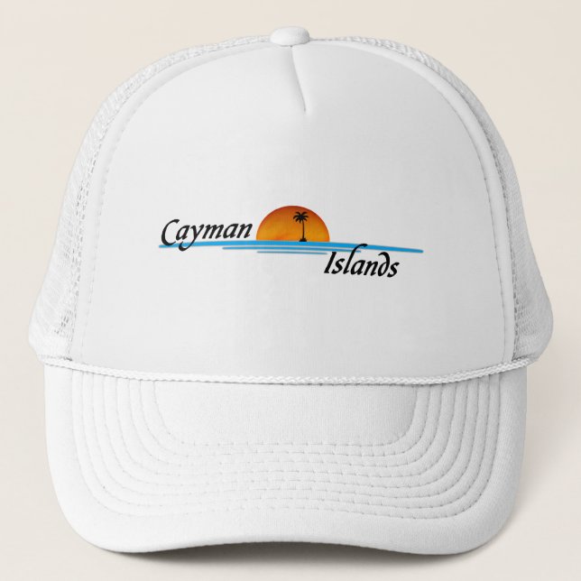 Camionero Gorra de las Islas Caimán (Anverso)