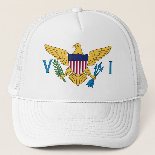 CAMIONERO GORRA DE LAS ISLAS VIRGEN DE EE.UU. (Anverso)