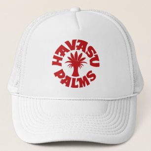 Camionero Gorra de las Palmas de Havasu - Rojo
