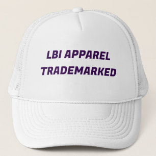 CAMIONERO GORRA DE LBI APPAREL MARCADO COMERCIALMENTE