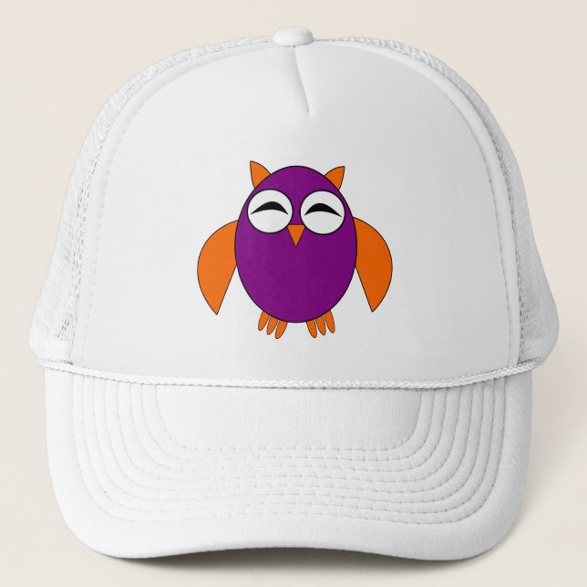 Camionero Gorra de Lechuza Cute Halloween (Anverso)