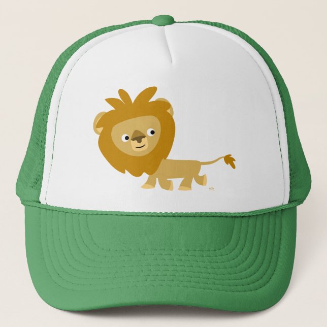 Camionero Gorra de León Personalizado de Caminata (Anverso)
