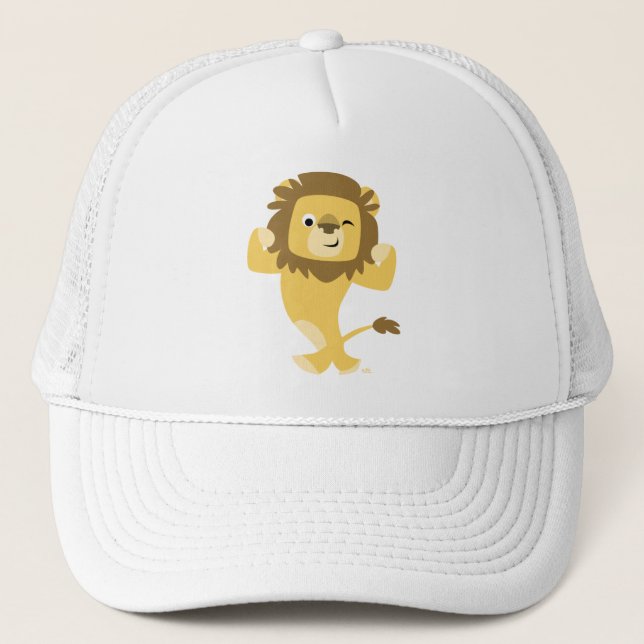 Camionero Gorra de León Personalizado fuerte (Anverso)