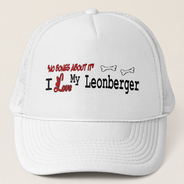 Camionero Gorra de Leonberger (I Love) (Anverso)