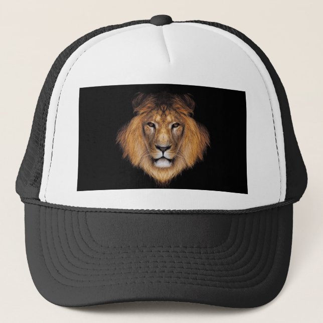 Camionero Gorra de Leones de Vida Silvestre Muy Cuidado (Anverso)