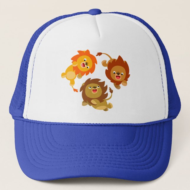 Camionero Gorra de leones Personalizados sin peso (Anverso)