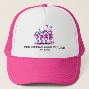 Camionero Gorra de Liga de Golf Femenina Personalizada