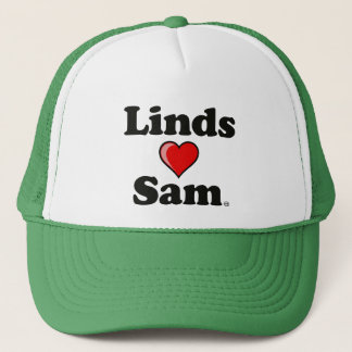 Camionero Gorra de "Linds (corazón) Sam"