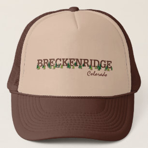 Camionero Gorra de línea de árbol de color natural de Brecke