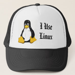 Camionero gorra de Linux del uso de www.alinuxworld.com I