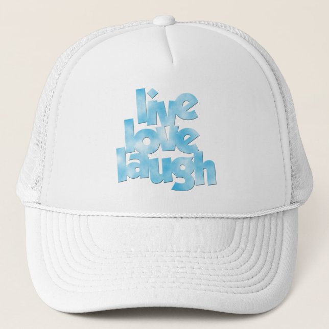 Camionero Gorra de Live Love Laugh (Anverso)