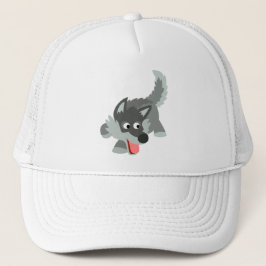 Camionero Gorra de Lobo Personalizado curioso