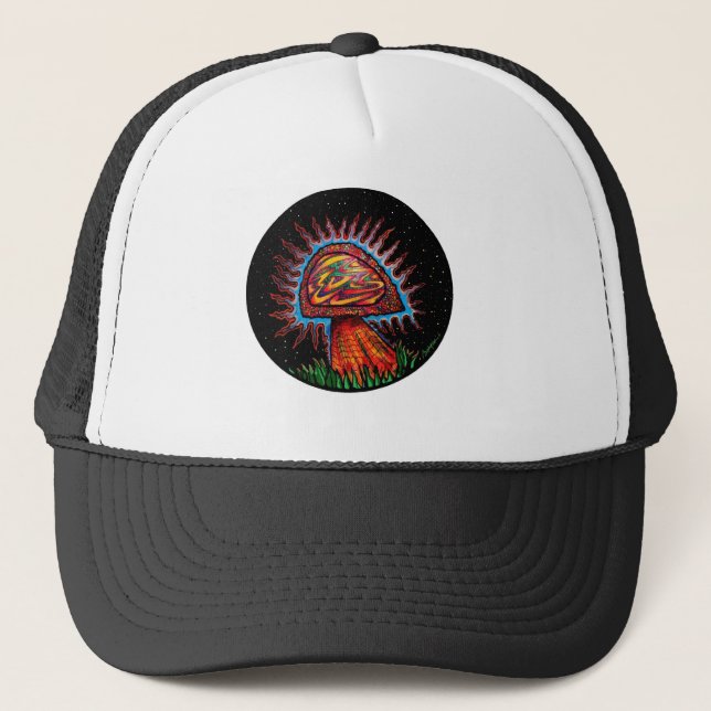 Camionero Gorra de los cazadores de la seta de (Anverso)