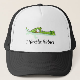 Camionero Gorra de los cocodrilos de la lucha