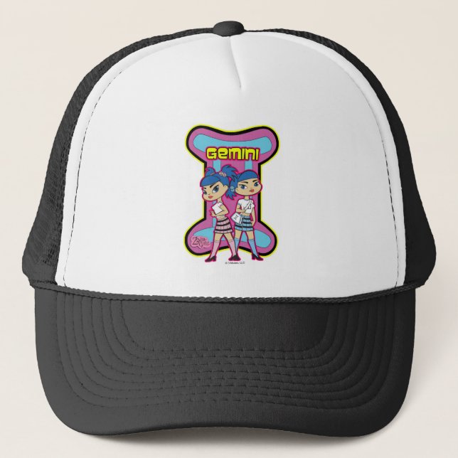 Camionero Gorra de los géminis (Anverso)