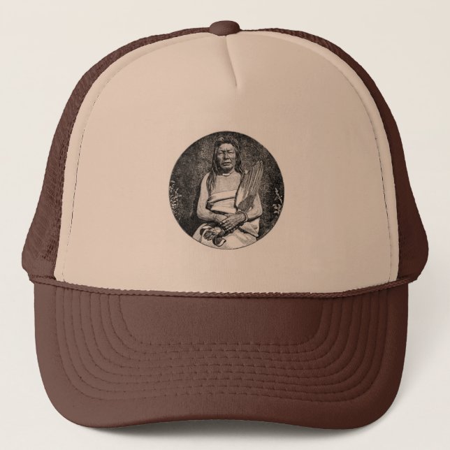 Camionero Gorra de los Indios Americanos (Anverso)