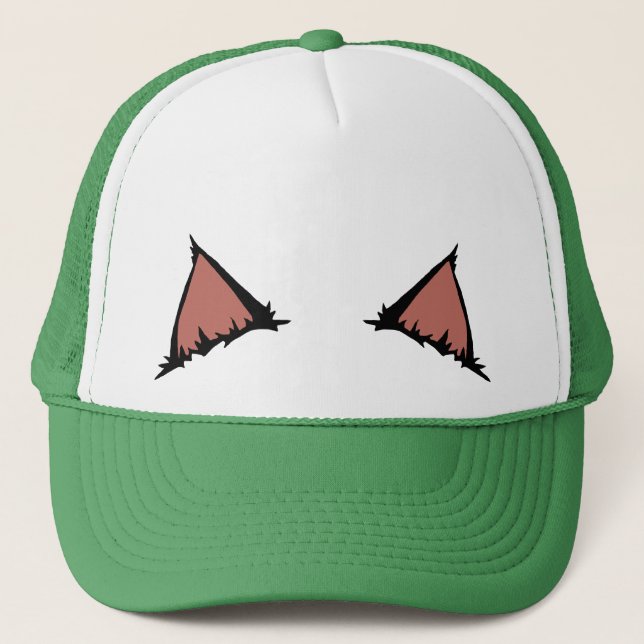Camionero Gorra de los oídos de gato (Anverso)