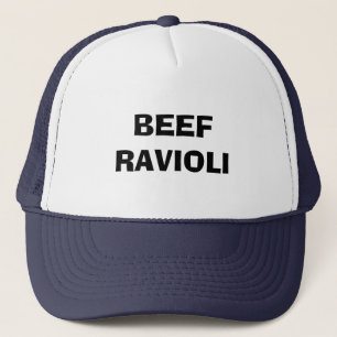 CAMIONERO GORRA DE LOS RAVIOLIS DE LA CARNE DE VACA