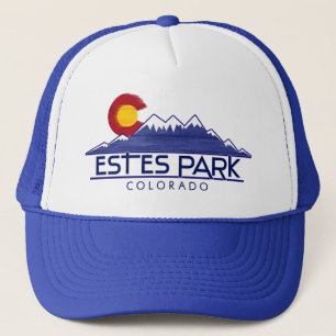 Camionero Gorra de madera de las montañas Estes Park Colorad