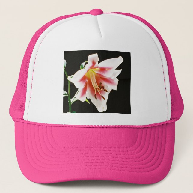 Camionero Gorra de malla de Camión de Flores (Anverso)