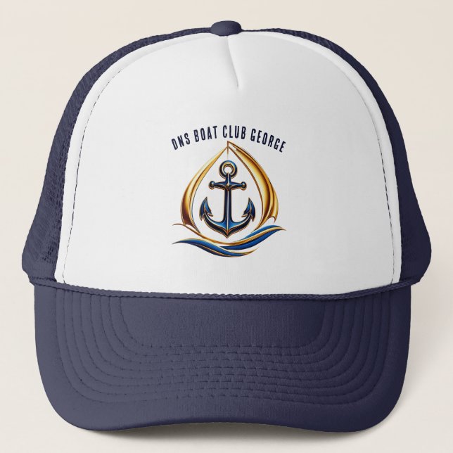 Camionero Gorra de malla para barco náutico (Anverso)