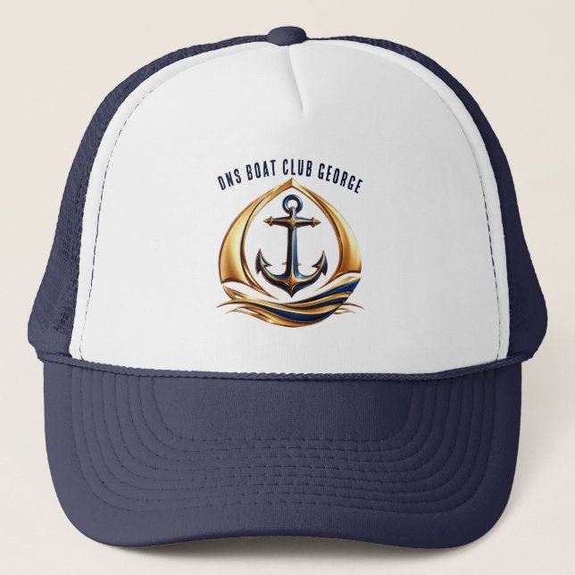 Camionero Gorra de malla para barco náutico (Anverso)