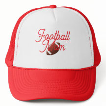 Gorra de Mamá de Fútbol Rojo y Blanco