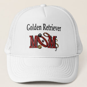 Camionero Gorra de Mamá de Golden Retriever