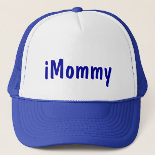 Camionero gorra de mamá, madre blanca azul, el día de la nue