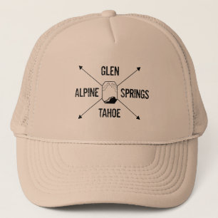 Camionero Gorra de manantiales alpinos de vidrio
