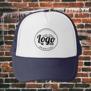 Camionero Gorra de marca con logotipo de Personalizado azul