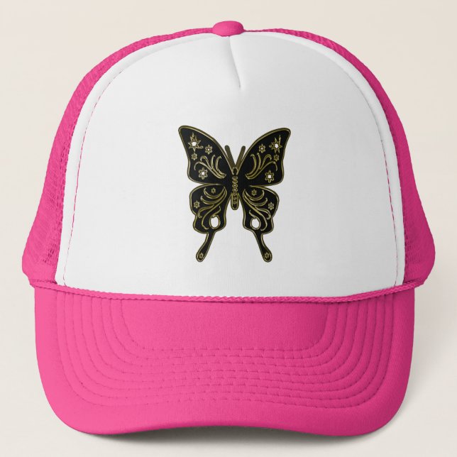 Camionero Gorra de mariposa (Anverso)