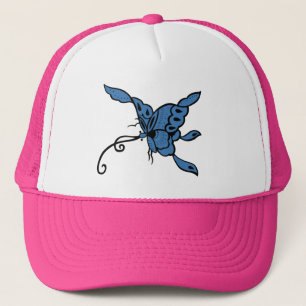 Camionero Gorra de mariposa azul