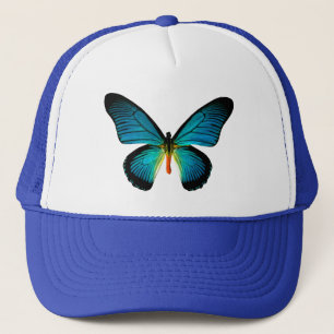 Camionero Gorra de mariposa azul
