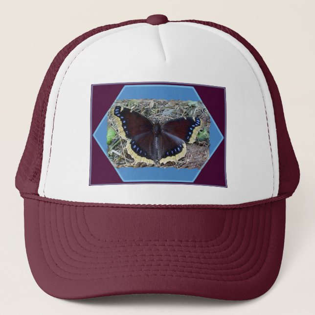 Camionero Gorra de mariposa de ropa de duelo (Anverso)