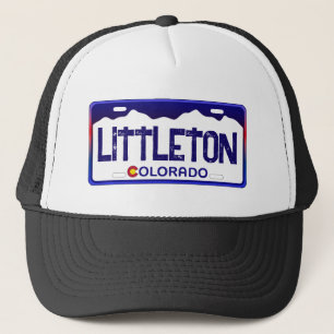 Camionero Gorra de matrículas azules de Littleton Colorado