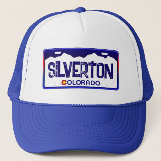 Camionero Gorra de matrículas azules de Silverton Colorado