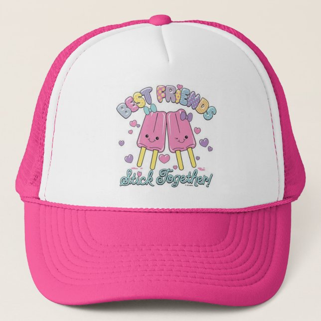 Camionero Gorra de mejores amigos (Anverso)