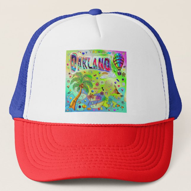 Camionero Gorra de melodía eterna de Oakland (Anverso)