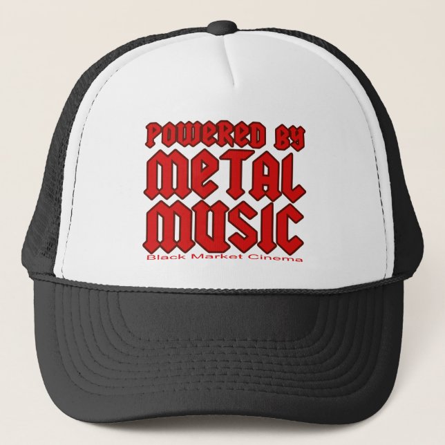 Camionero Gorra DE METALES PESADOS (Anverso)