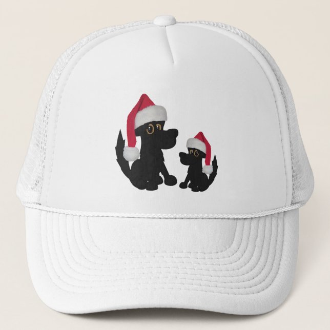Camionero Gorra de Navidades Doggie (Anverso)