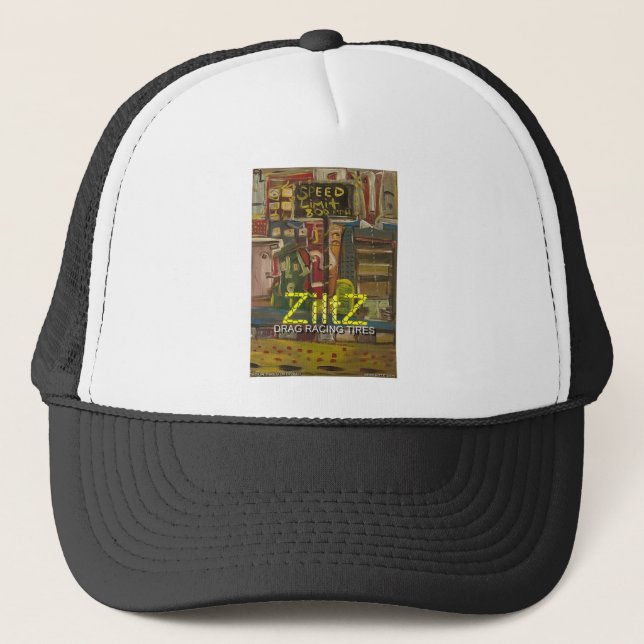 Camionero Gorra de neumáticos de Carreras de arrastre Ziltz (Anverso)