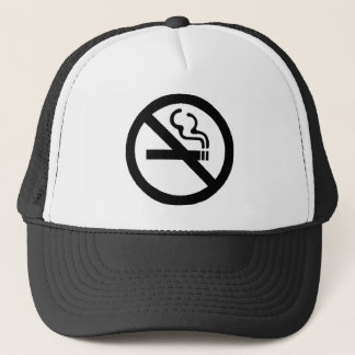 Camionero Gorra de no fumadores del Rótulo